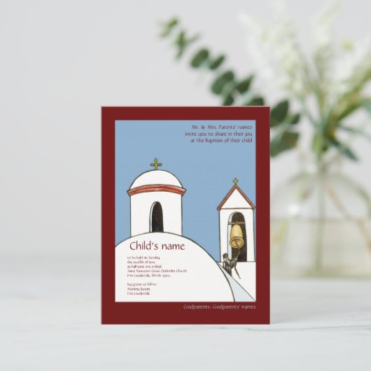 教会の鐘 招待状 (スタンド正面)