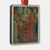 教会の17世紀でロシアのな女性 メタルオーナメント (右)