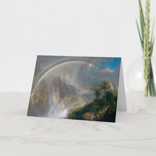 教会の「熱帯」グリーティングカード カード (正面)