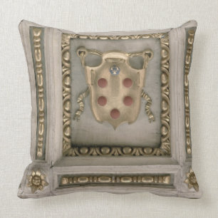 教会のsoffitからのMediciの紋章付き外衣、 クッション