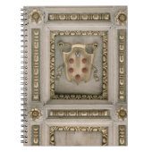 教会のsoffitからのMediciの紋章付き外衣、 ノートブック (正面)