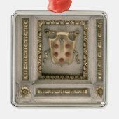 教会のsoffitからのMediciの紋章付き外衣、 メタルオーナメント (正面)