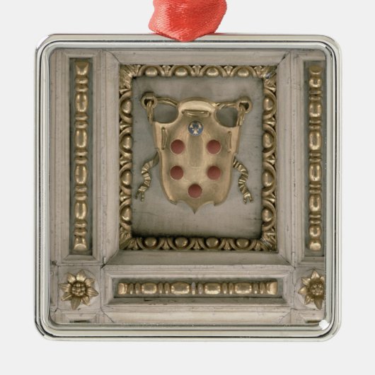 教会のsoffitからのMediciの紋章付き外衣、 メタルオーナメント (正面)