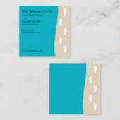 教会は提示カードを信じます スクエア名刺 (正面/裏面)