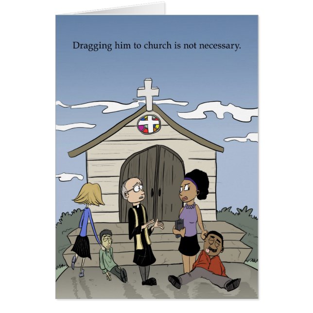 教会への彼の抗力 (正面)