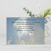 教会への招待を教区新参者 案内状 (スタンド正面)