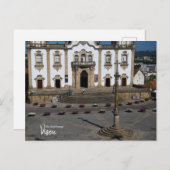 教会への道を作るヴィセオ・ポルトガル ポストカード (正面/裏面)