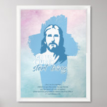 教会へ行け…!イエス・キリスト。キリスト教説教者