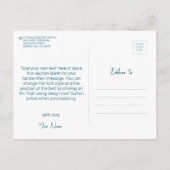 教会へ行け…!イエス・キリスト。キリスト教説教者 ポストカード (裏面)