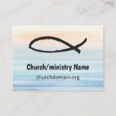 教会または大臣のための特大名刺 名刺 (正面)