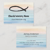 教会または大臣のための特大名刺 名刺 (正面/裏面)