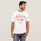 教会を占拠イエスは1%である Tシャツ (正面フル)