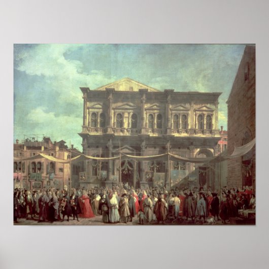 教会を訪れるドージとスコーラディ ポスター (正面)