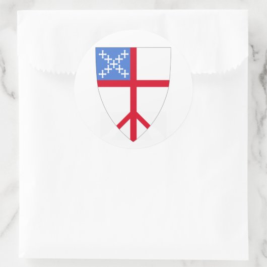 教会を通して平和を求める聖公会 ラウンドシール (バッグ)