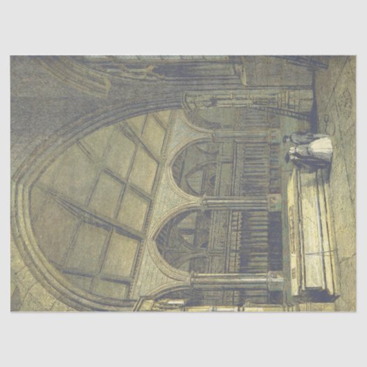 教会アーチ建築 薄葉紙 (正面)