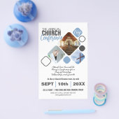 教会イベントフライヤーバイブル勉強、会議 チラシ (シングル)