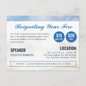 教会イベント会議用はがき ポストカード (裏面)