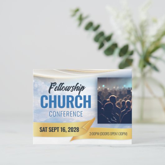 教会イベント会議用はがき ポストカード (スタンド正面)