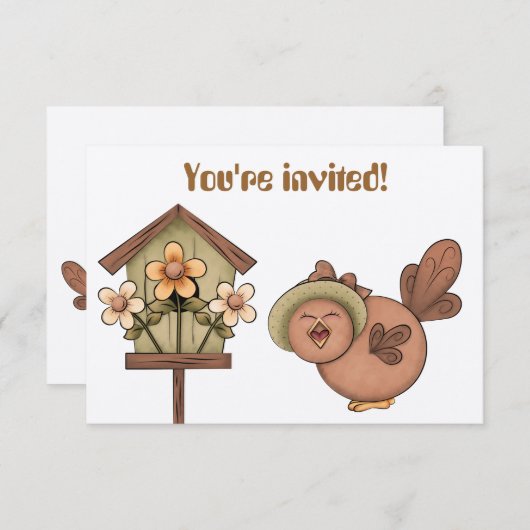 教会イベント招待状 招待状 (正面/裏面)