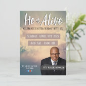 教会イースターサンデーサービスフライヤー 招待状 (スタンド正面)