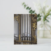 教会オルガン ポストカード (スタンド正面)