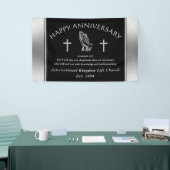 教会カスタムの記念日のバナーを注文 横断幕 (トレードショー)