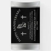 教会カスタムの記念日のバナーを注文 横断幕 (縦)