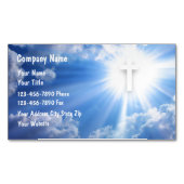 教会キリスト教磁気ビジネスカード マグネット名刺 (正面)