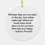 教会クリスマスの記憶のオーナメント セラミックオーナメント (裏面)