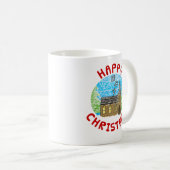 教会クリスマスクリスチャン伝統的ス コーヒーマグカップ (正面右)