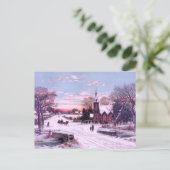 教会サービスのクリスマスイブモーニング シーズンポストカード (スタンド正面)