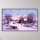 教会サービスのクリスマスイブモーニング ポスター (正面)