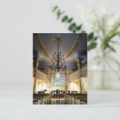 教会シャンデリア ポストカード (スタンド正面)
