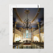 教会シャンデリア ポストカード (正面/裏面)