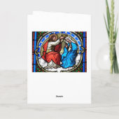 教会ステンドグラスイエスクリスマスカード シーズンカード (裏面)