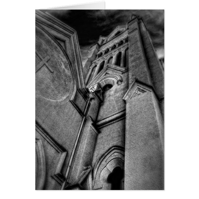 教会タワーブランクカード (正面)