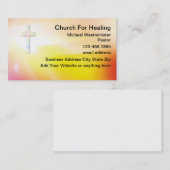 教会テーマクロス名刺テンプレート 名刺 (正面/裏面)