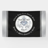 教会パーソナライズされたのバナー(任意の大事な行事) 横断幕 (横)