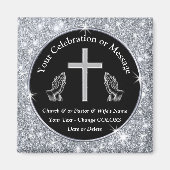 教会パーソナライズされたの与え方の大事な行事 マグネット (正面)