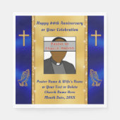 教会パーソナライズされたまたは牧師の記念日の供給 スタンダードランチョンナプキン (正面)