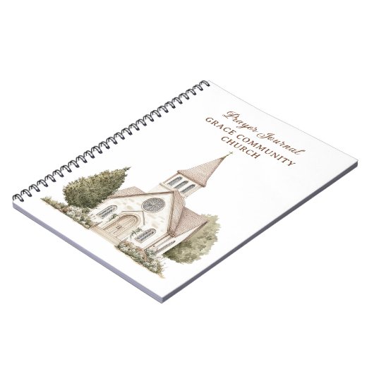 教会パーソナライズされた祈りの言葉ジャーナル ノートブック (左側)