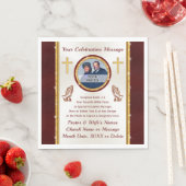 教会パーティーアイディアパーソナライズされた,宗教紙 スタンダードランチョンナプキン (インサイチュ)