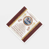 教会パーティーアイディアパーソナライズされた,宗教紙 スタンダードランチョンナプキン (角)