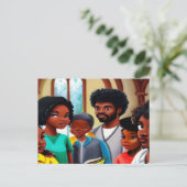 教会フォーククリスチャンアートハガキ ポストカード (スタンド正面)