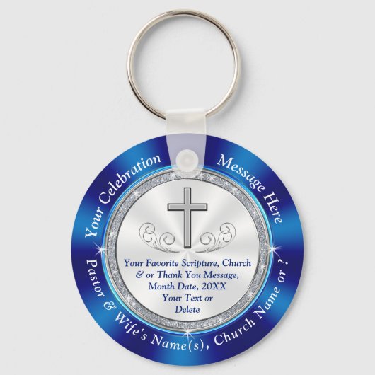 教会メンバーへの教会記念日のお土産 キーホルダー (正面)