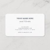 教会モダン牧師 名刺 (裏面)