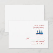 教会ロシアのRSVP 出欠カード (正面/裏面)