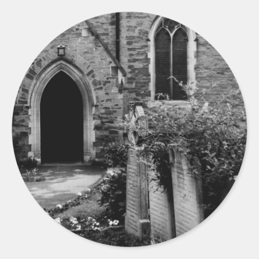 教会不気味のシール ラウンドシール (正面)