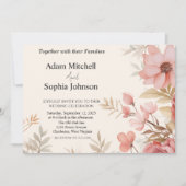 教会伝統的のテーマ 招待状 (正面)