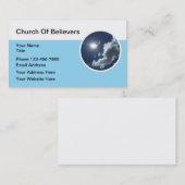 教会信者キリスト教名刺 名刺 (正面/裏面)